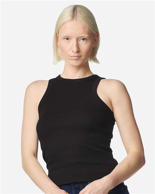 Women's Baby Rib Fitted Tank – On Model