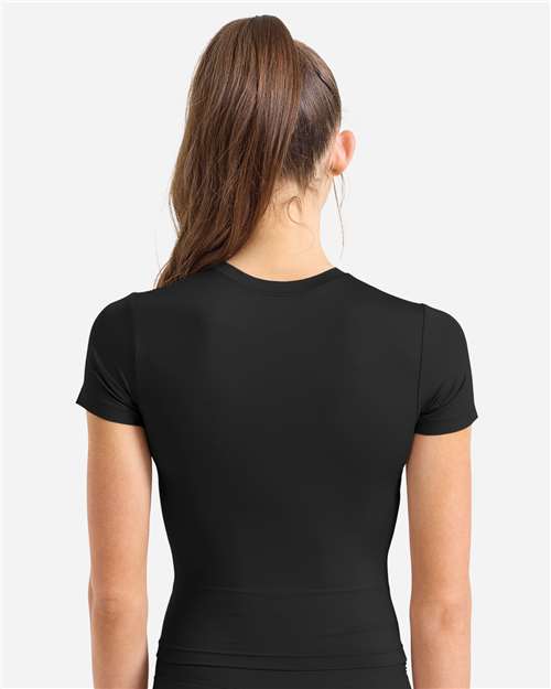Women's Luxe Fitted Tee – On Model – Back