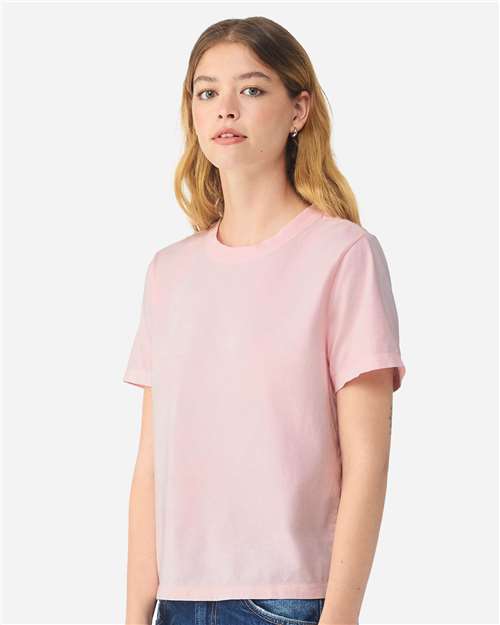 Women's Garment-Dyed Tee – On Model – Side