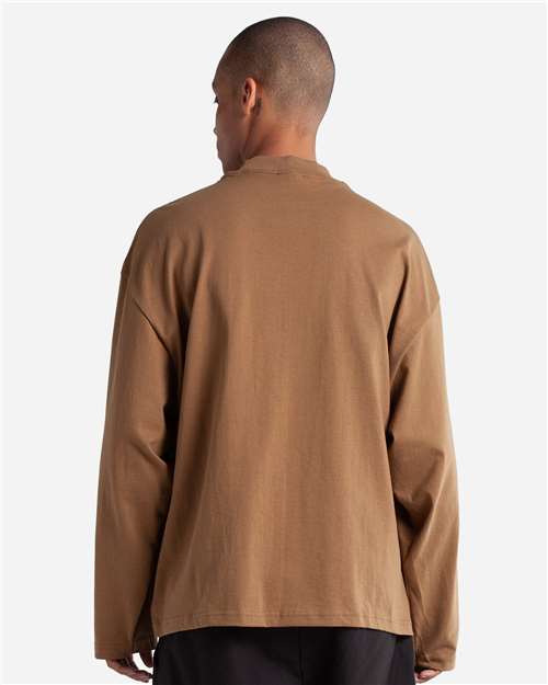 Unisex Max Heavyweight Oversized Long Sleeve Tee – On Model – Back