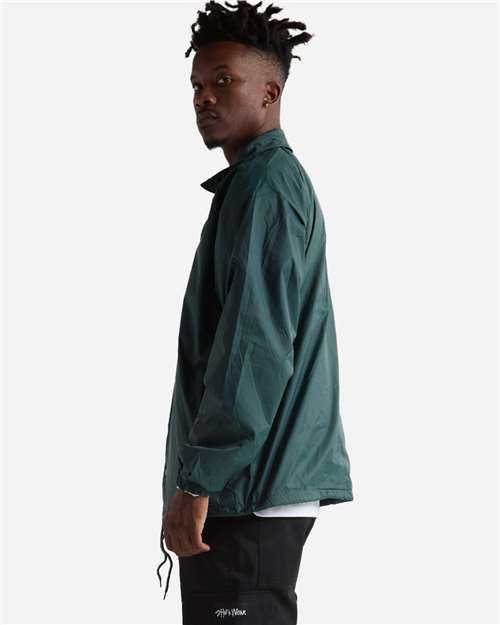 Unisex Coaches Jacket – On Model – Side