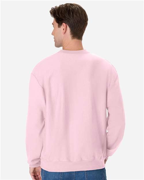 Unisex Beefy® Sweats Premium Heavyweight Crewneck Sweatshirt – On Model – Back