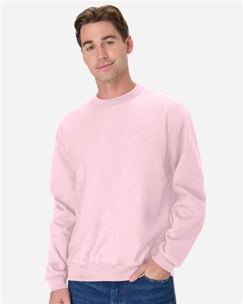 Unisex Beefy® Sweats Premium Heavyweight Crewneck Sweatshirt – On Model