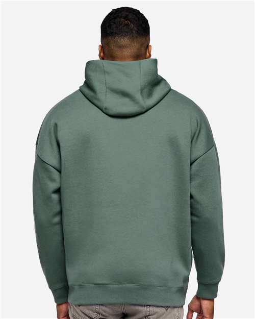 Unisex Heavyweight Hoodie Sweatshirt – On Model – Back