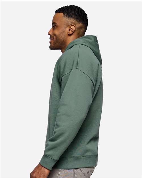 Unisex Heavyweight Hoodie Sweatshirt – On Model – Side