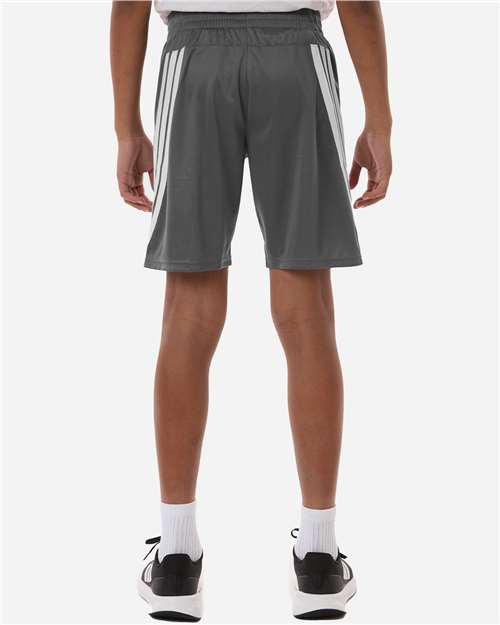 Youth 3-Stripes 7" Shorts – On Model – Back