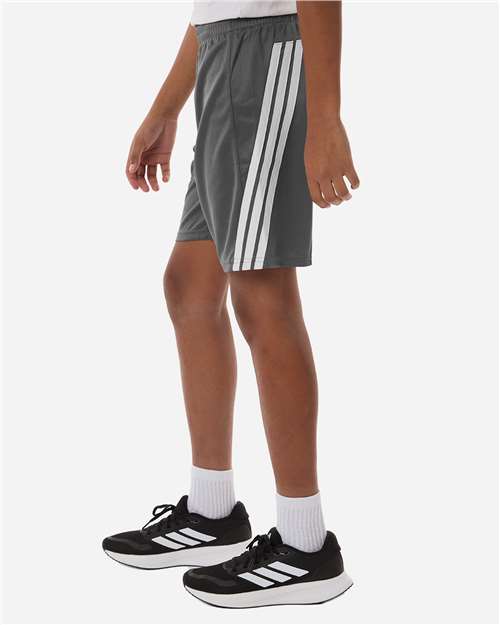 Youth 3-Stripes 7" Shorts – On Model – Side