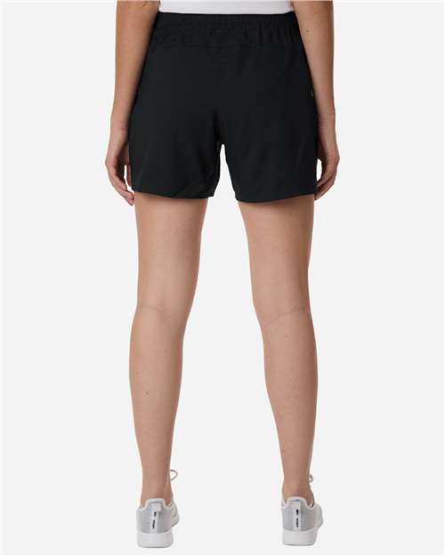 Women's D4T Woven 3" Shorts – On Model – Back