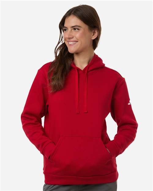 Women's Fleece Hooded Sweatshirt – On Model