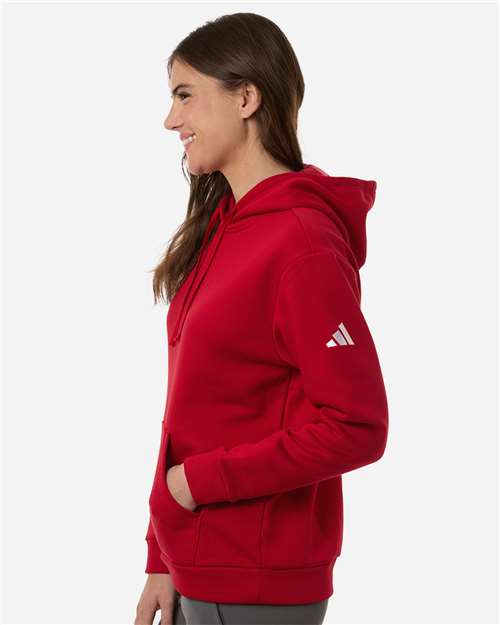 Women's Fleece Hooded Sweatshirt – On Model – Side