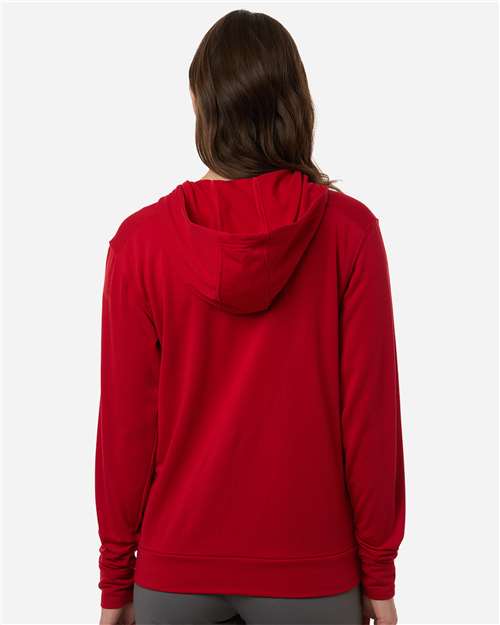 Women's Game & Go Fleece Full-Zip Hooded Sweatshirt – On Model – Back