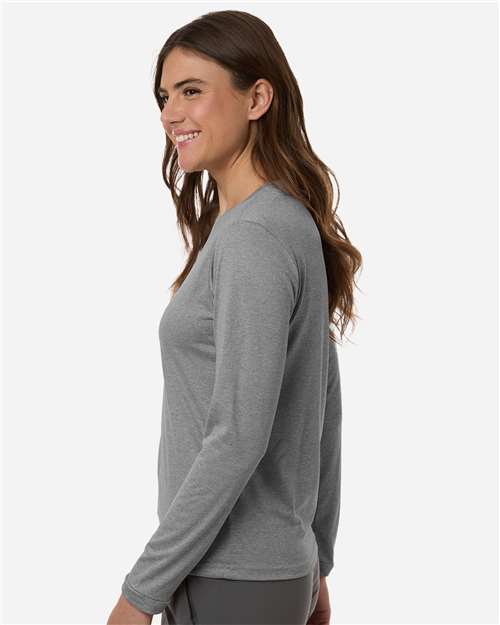 Women's Pregame Long Sleeve T-Shirt – On Model – Side