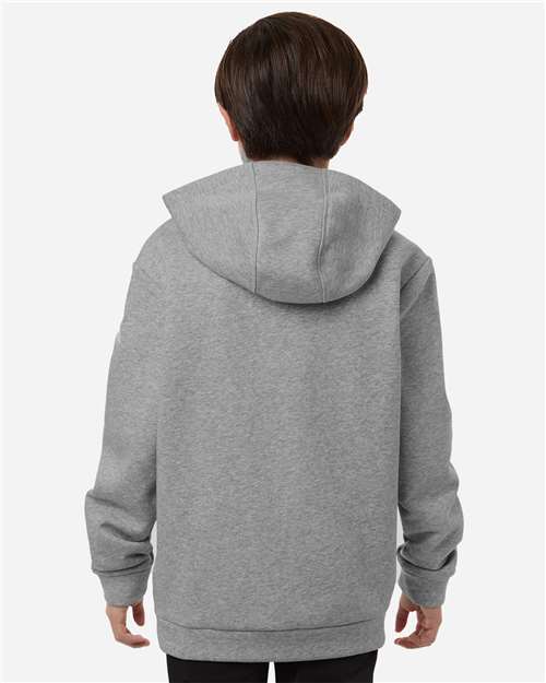 Youth Fleece Hooded Sweatshirt – On Model – Back