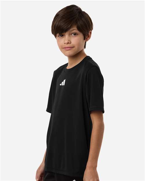 Youth Pregame T-Shirt – On Model – Side