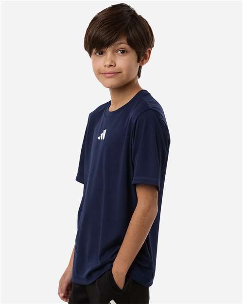 Youth Pregame T-Shirt – On Model – Side