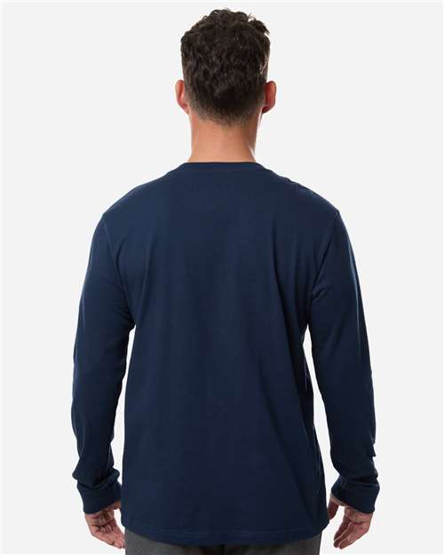 Men's Fresh Long Sleeve T-Shirt – On Model – Back