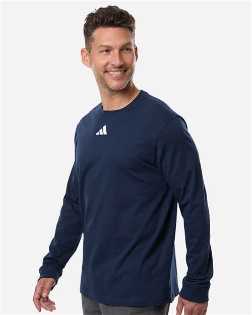 Men's Fresh Long Sleeve T-Shirt – On Model – Side