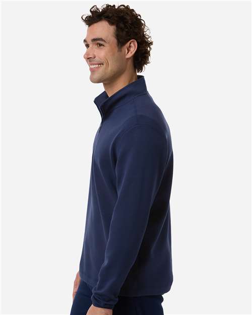 Men's 3-Stripes Quarter-Zip Pullover – On Model – Side