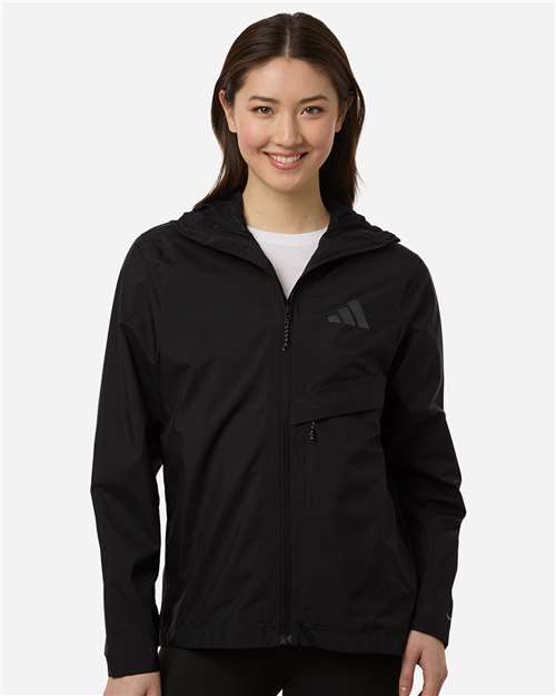 Women's TERREX MULTI 2 Layer Climaproof Rain Jacket – On Model