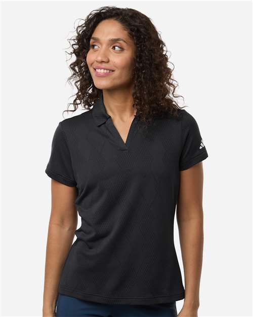 Women's Textured Jacquard Polo