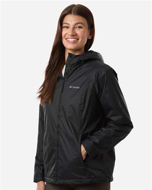 Women's Scattered Showers™ Fleece Lined Jacket – On Model – Side