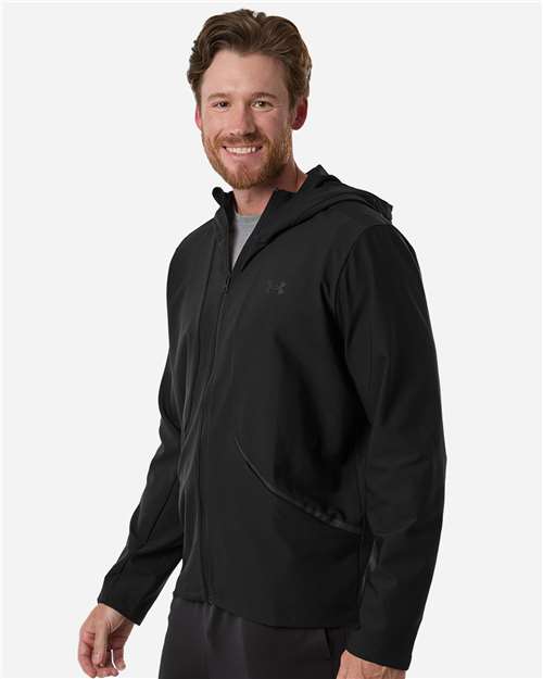 Men's Unstoppable Woven Full-Zip Jacket – On Model – Side
