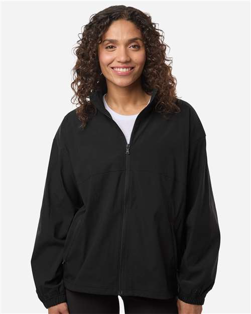 Women's Unstoppable Woven Full-Zip Jacket – On Model