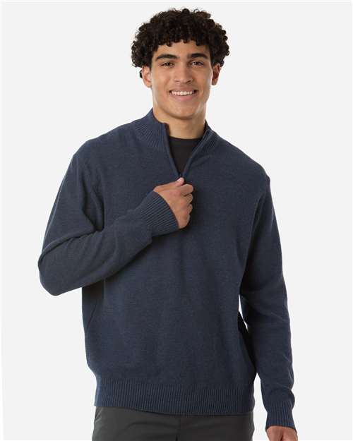 Men's Hartland Textured Quarter Zip Sweater