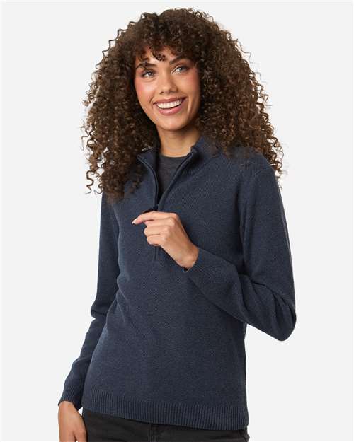 Women's Hartland Textured Quarter Zip Sweater