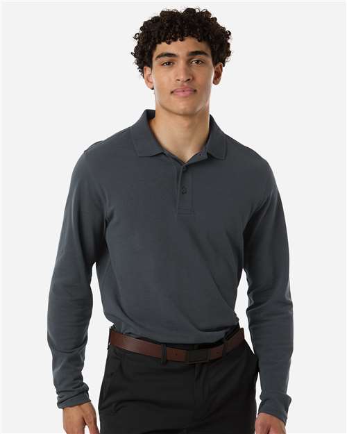 Men's Valiant Cotton Snag Protect Long-Sleeve Polo