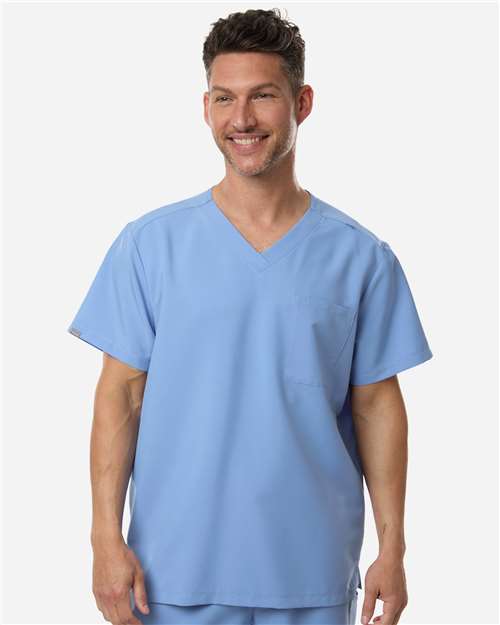 Men's V-Neck 1 Pocket Scrub Top