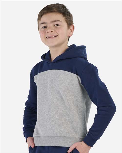 Youth Colorblocked Hooded Sweatshirt