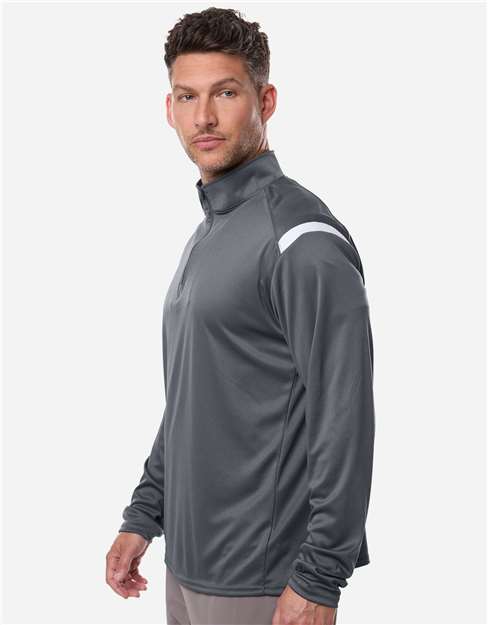 Men's On The Rise Quarter-Zip Pullover – On Model – Side