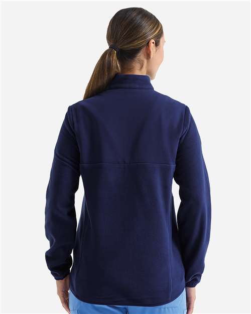 Women's Agility Panelled Fleece Full-Zip Jacket – On Model – Back