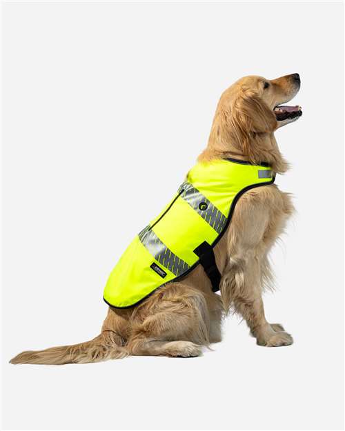Hi-Vis All-in-One Dog Safety Vest – On Model