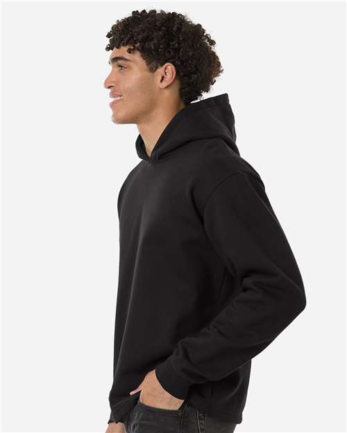 Unisex Quintessential Hooded Sweatshirt – On Model – Side