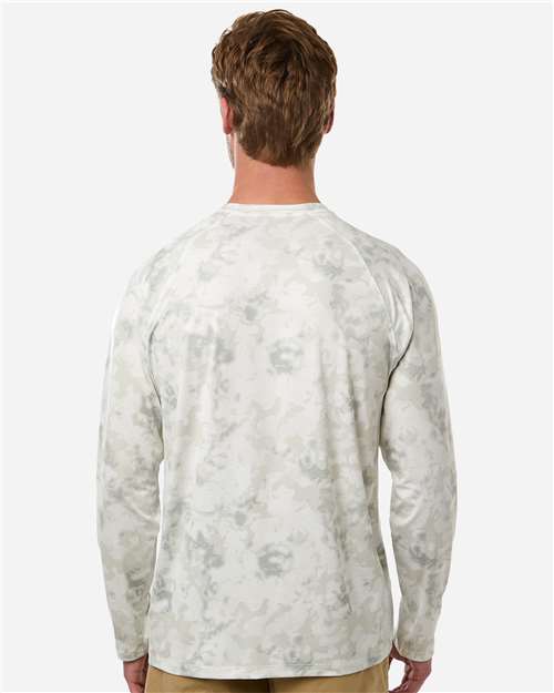 Men's Airweight KS Printed Crewneck Pullover – On Model – Back