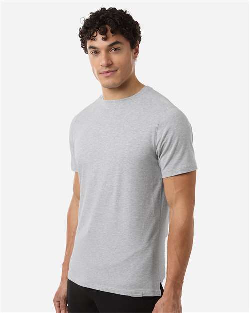 Men's Aviation Split Hem T-Shirt – On Model – Side