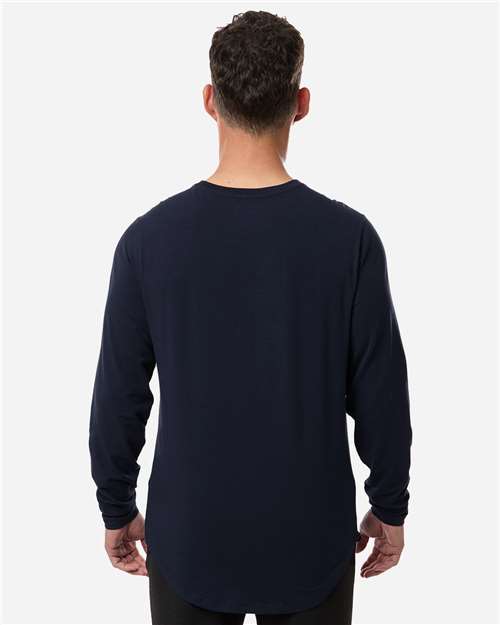 Men's Aviation Long Sleeve T-Shirt – On Model – Back
