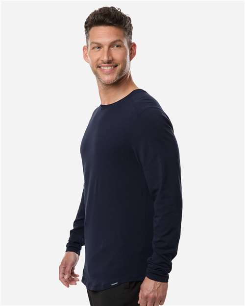 Men's Aviation Long Sleeve T-Shirt – On Model – Side