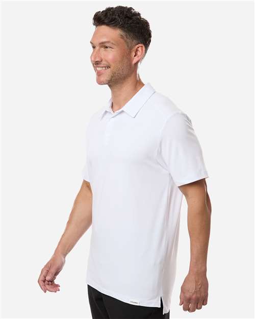 Men's Aviation Polo – On Model – Side