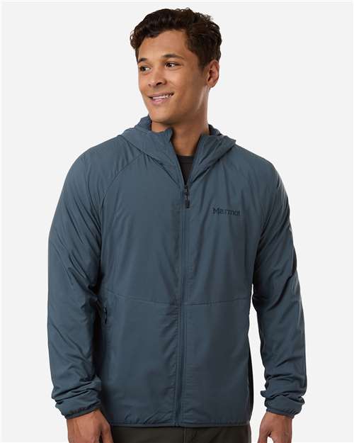 Men's Aerothermal Soft Shell Hooded Jacket – On Model