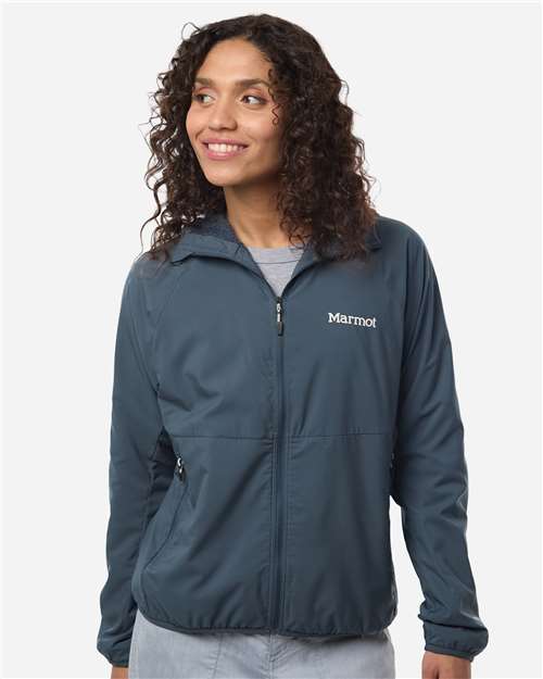 Women's Aerothermal Soft Shell Hooded Jacket – On Model