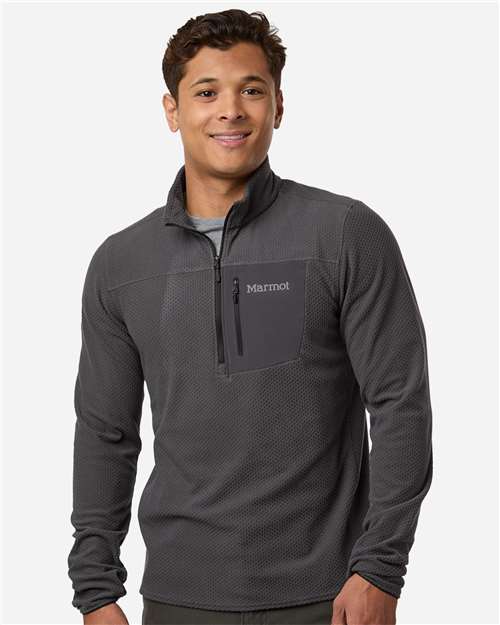 Men's Air Fleece Quarter-Zip Pullover – On Model