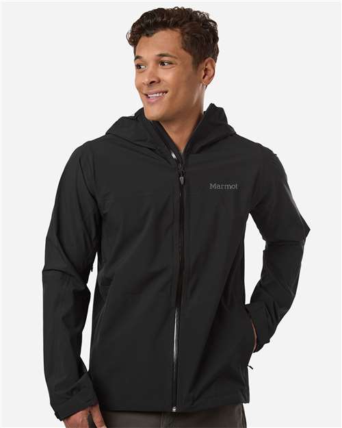 Men's PreCip Evo Flex Hooded Jacket – On Model