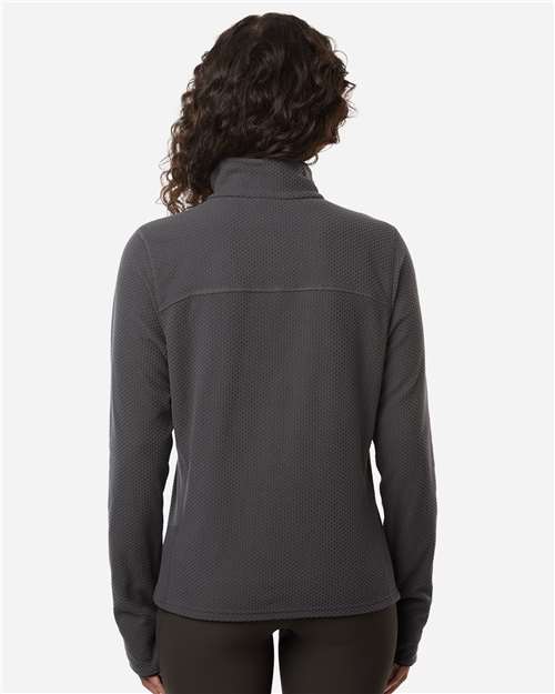 Women's Air Fleece Quarter-Zip Pullover – On Model – Back