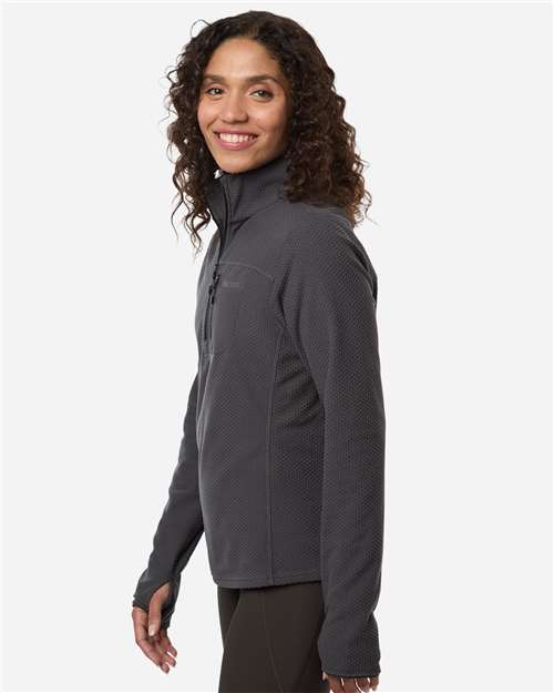 Women's Air Fleece Quarter-Zip Pullover – On Model – Side