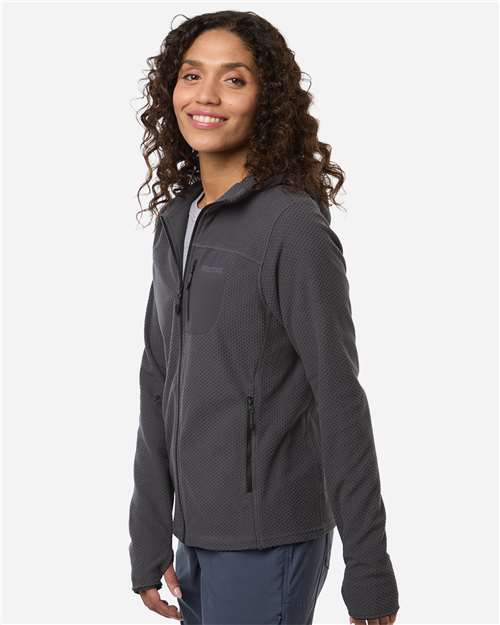 Women's Air Fleece Hooded Jacket – On Model – Side