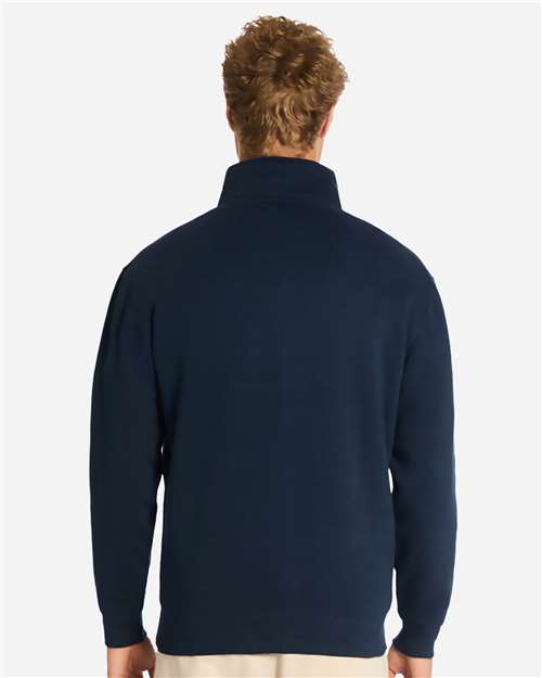 Unisex Premium Quarter-Zip Pullover – On Model – Back