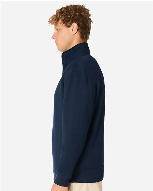 Unisex Premium Quarter-Zip Pullover – On Model – Side